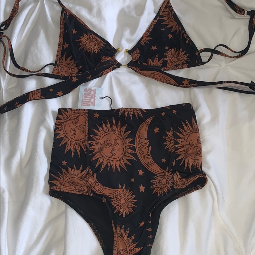 High Waisted Bikini/Pole Set